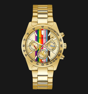  Shop Authentic Guess Altitude Multifunction Gold Dial Gold Steel Strap Watch for Men - GW0434G1 - Luxxuri