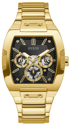  Shop Authentic Guess Phoenix Multi Function Black Dial Gold Steel Strap Watch for Men - GW0456G1 - Luxxuri