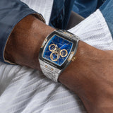  Shop Authentic Guess Phoenix Multifunction Blue Dial Silver Steel Strap Watch For Men - GW0456G5 - Luxxuri