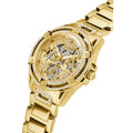  Shop Authentic Guess Queen Quartz Gold Dial Gold Steel Strap Watch For Women - GW0464L2 - Luxxuri
