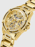 Shop Authentic Guess Queen Quartz Gold Dial Gold Steel Strap Watch For Women - GW0464L2 - Luxxuri