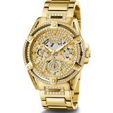  Shop Authentic Guess Queen Quartz Gold Dial Gold Steel Strap Watch For Women - GW0464L2 - Luxxuri