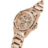  Shop Authentic Guess Queen Multifunction Rose Gold Dial Rose Gold Steel Strap Watch For Women - GW0464L3 - Luxxuri