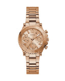  Shop Authentic Guess Cosmic Chronograph Rose Gold Dial Rose Gold Steel Strap Watch for Women - GW0465L2 - Luxxuri