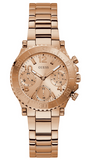 Shop Authentic Guess Cosmic Chronograph Rose Gold Dial Rose Gold Steel Strap Watch for Women - GW0465L2 - Luxxuri