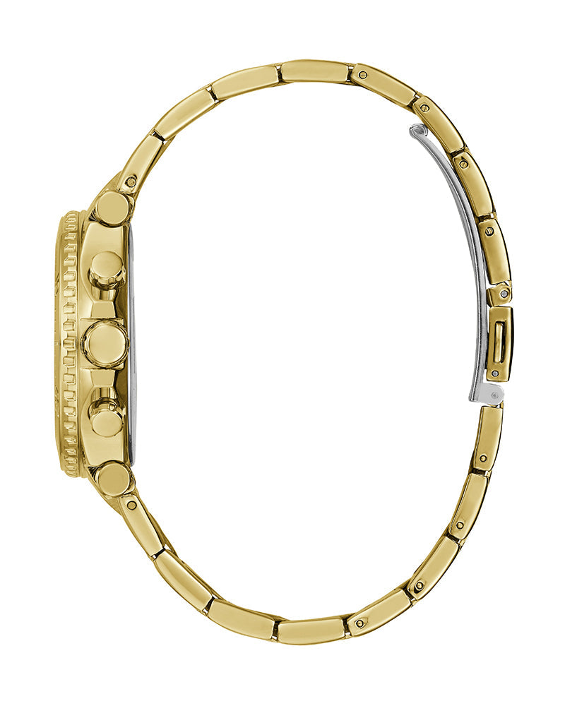  Shop Authentic Guess Cosmo Chronograph Green Dial Gold Steel Strap Watch For Women - GW0465L5 - Luxxuri