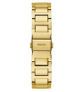  Shop Authentic Guess Deco Quartz Crystals Gold Dial Gold Steel Strap Watch For Women - GW0472L2 - Luxxuri