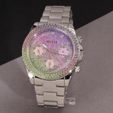  Shop Authentic Guess Sol Chronograph Crystals Multicolor Dial Silver Steel Strap Watch For Women - GW0483L1 - Luxxuri