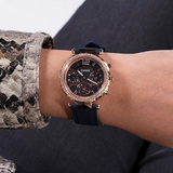  Shop Authentic Guess Solstice Diamonds Black Mother of Pearl Dial Black Rubber Strap Watch for Women - GW0113L2 - Luxxuri