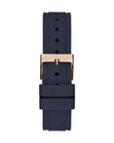  Shop Authentic Guess Solistice Diamonds Roe Gold Dial Black Rubber Strap Watch for Women - GW0484L2 - Luxxuri