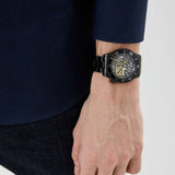  Shop Authentic Guess Axel Multifunction Black Dial Black Steel Strap Watch For Men - GW0488G3 - Luxxuri