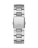  Shop Authentic Guess Minimal Black Dial Silver Steel Strap Watch for Men - W0416G1 - Luxxuri