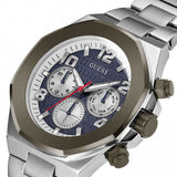  Shop Authentic Guess Empire Quartz Black Dial Silver Steel Strap Watch For Men - GW0489G1 - Luxxuri