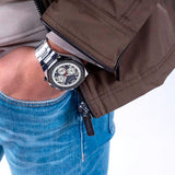  Shop Authentic Guess Empire Quartz Black Dial Silver Steel Strap Watch For Men - GW0489G1 - Luxxuri