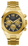  Shop Authentic Guess Empire Quartz Black Dial Gold Steel Strap Watch For Men - GW0489G2 - Luxxuri