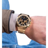  Shop Authentic Guess Empire Quartz Black Dial Gold Steel Strap Watch For Men - GW0489G2 - Luxxuri