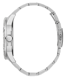  Shop Authentic Guess King Quartz Silver Dial Silver Steel Strap Watch For Men - GW0497G1 - Luxxuri
