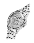  Shop Authentic Guess King Quartz Silver Dial Silver Steel Strap Watch For Men - GW0497G1 - Luxxuri