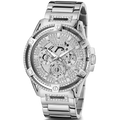  Shop Authentic Guess King Quartz Silver Dial Silver Steel Strap Watch For Men - GW0497G1 - Luxxuri