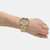  Shop Authentic Guess Queen Quartz Gold Dial Gold Steel Strap Watch For Men - GW0497G2 - Luxxuri
