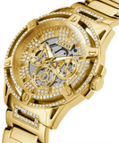  Shop Authentic Guess Queen Quartz Gold Dial Gold Steel Strap Watch For Men - GW0497G2 - Luxxuri