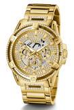  Shop Authentic Guess Queen Quartz Gold Dial Gold Steel Strap Watch For Men - GW0497G2 - Luxxuri