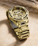  Shop Authentic Guess Queen Quartz Gold Dial Gold Steel Strap Watch For Men - GW0497G2 - Luxxuri