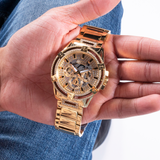  Shop Authentic Guess Queen Quartz Gold Dial Gold Steel Strap Watch For Men - GW0497G2 - Luxxuri