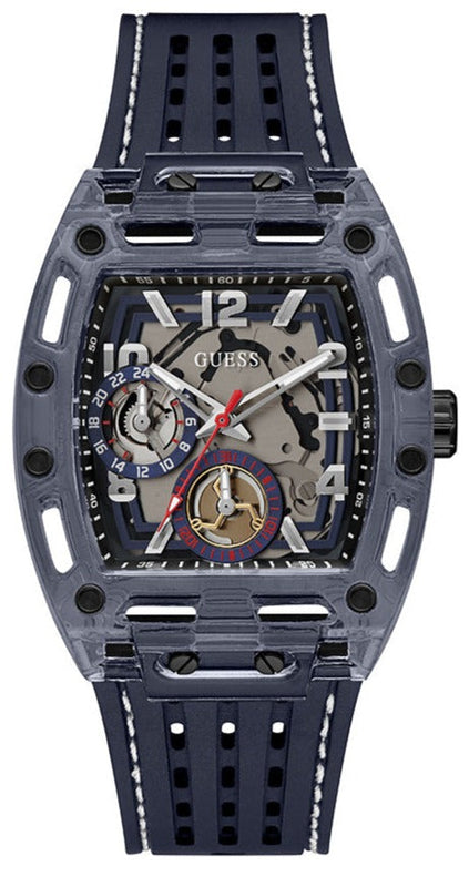  Shop Authentic Guess Phoenix Chronograph Black Dial Black Rubber Strap Watch for Men - GW0499G1 - Luxxuri