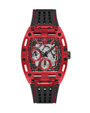  Shop Authentic Guess Phoenix Multifunction Analog Red Dial Black Silicone Strap Watch For Men - GW0499G4 - Luxxuri