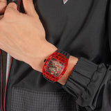  Shop Authentic Guess Phoenix Multifunction Analog Red Dial Black Silicone Strap Watch For Men - GW0499G4 - Luxxuri
