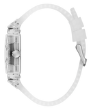  Shop Authentic Guess Phoenix Quartz Green Dial Transparent Silicone Strap Watch For Men - GW0499G8 - Luxxuri