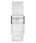 Guess Phoenix Quartz Green Dial Transparent Silicone Strap Watch For Men - GW0499G8