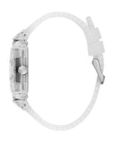  Shop Authentic Guess Phoenix Quartz Burgundy Dial Transparent Silicone Strap Watch For Men - GW0499G9 - Luxxuri