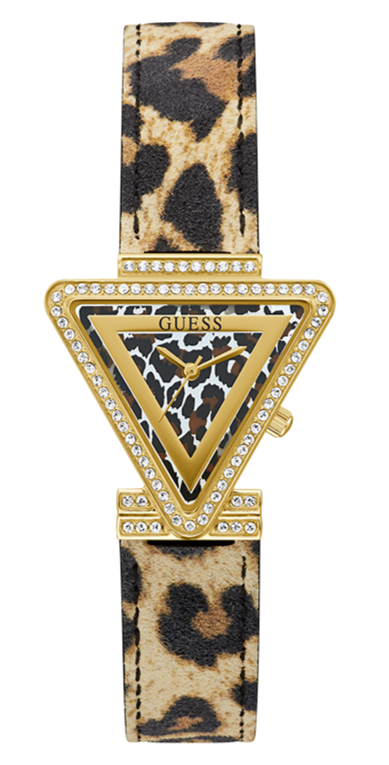  Shop Authentic Guess Fame Quartz Animal Print Dial Multicolor Leather Strap Watch For Women - GW0504L3 - Luxxuri