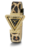  Shop Authentic Guess Fame Quartz Animal Print Dial Multicolor Leather Strap Watch For Women - GW0504L3 - Luxxuri