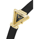  Shop Authentic Guess Fame Quartz Black Dial Black Leather Strap Watch For Women - GW0504L5 - Luxxuri