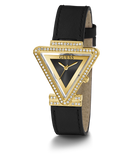  Shop Authentic Guess Fame Quartz Black Dial Black Leather Strap Watch For Women - GW0504L5 - Luxxuri