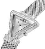  Shop Authentic Guess Quartz Silver Dial Silver Mesh Strap Watch For Women - GW050L1 - Luxxuri