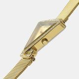  Shop Authentic Guess Fame Diamonds Gold Dial Gold Mesh Bracelet Watch for Women - GW0508L2 - Luxxuri