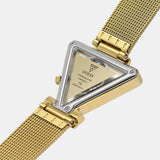  Shop Authentic Guess Fame Diamonds Gold Dial Gold Mesh Bracelet Watch for Women - GW0508L2 - Luxxuri