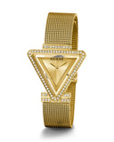  Shop Authentic Guess Fame Diamonds Gold Dial Gold Mesh Bracelet Watch for Women - GW0508L2 - Luxxuri
