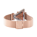 Guess Fame Diamonds Rose Gold Dial Rose Gold Mesh Bracelet Watch for Women - GW0508L3