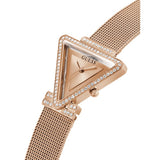  Shop Authentic Guess Fame Diamonds Rose Gold Dial Rose Gold Mesh Bracelet Watch for Women - GW0508L3 - Luxxuri