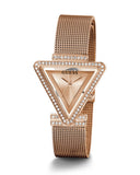  Shop Authentic Guess Fame Diamonds Rose Gold Dial Rose Gold Mesh Bracelet Watch for Women - GW0508L3 - Luxxuri