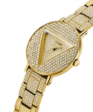  Shop Authentic Guess Trend Diamonds Gold Dial Gold Steel Strap Watch for Women - GW0512L2 - Luxxuri