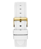  Shop Authentic Guess Multifunction Gold Dial White Rubber Strap Watch for Women - GW0519L2 - Luxxuri