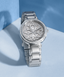 Shop Authentic Guess Lily Quartz Silver Dial Silver Steel Strap Watch For Women - GW0528L1 - Luxxuri