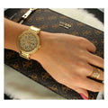  Shop Authentic Guess Lily Quartz Gold Dial Gold Steel Strap Watch For Women - GW0528L2 - Luxxuri