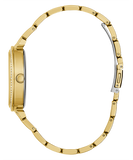  Shop Authentic Guess Lily Quartz Gold Dial Gold Steel Strap Watch For Women - GW0528L2 - Luxxuri